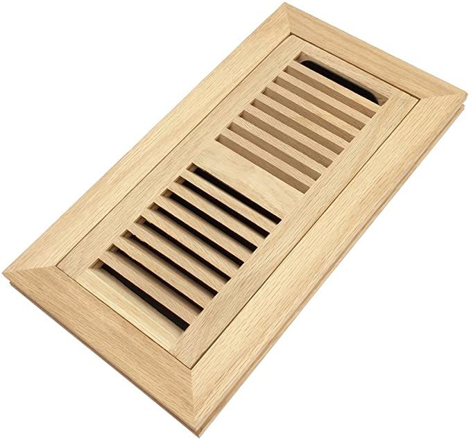 Unfinished 4" x 10" Flush mount Grille